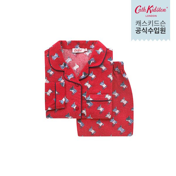 [Cath Kidston캐스키드슨][캐스키드슨] 코지 롱 우븐 파자마 세트 도그 (CK-K106214118236199_SET) [W CONCEPT]
